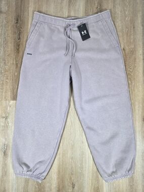 🆕️Under Armour Women's Mauve Fleece Oversized Jogger Bottoms XL